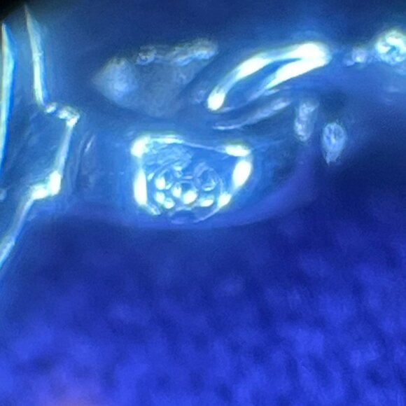 Vintage Sterling Silver Heart & Cubic Zirconia Bracelet - Picture 9 of 10